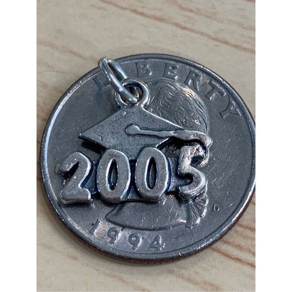 .925 Graduate 2005 Sterling Silver Jewelry Charm - Picture 2 of 4